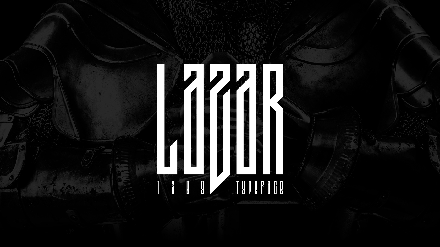 Lazar 1389 Typeface