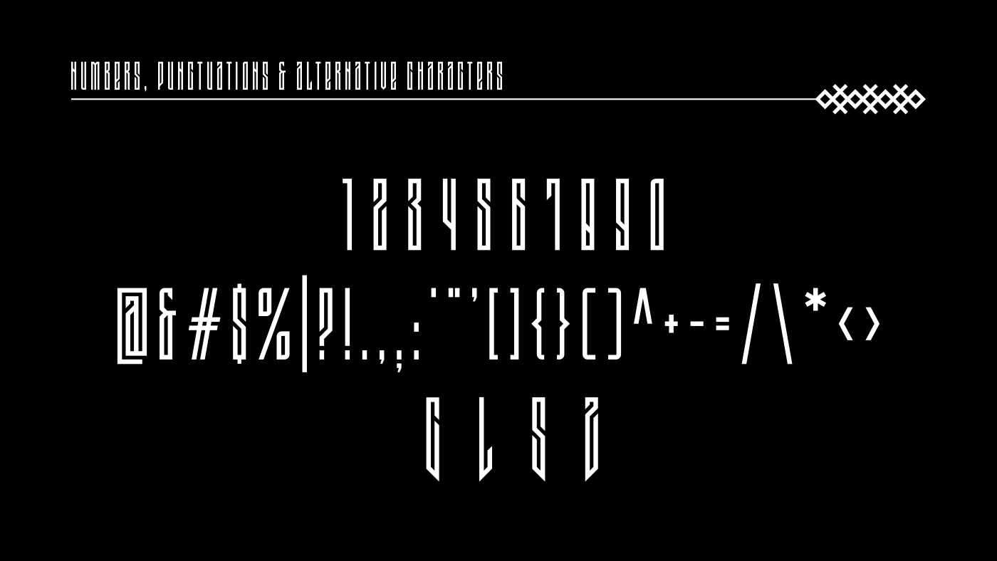 Lazar 1389 Typeface Numbers