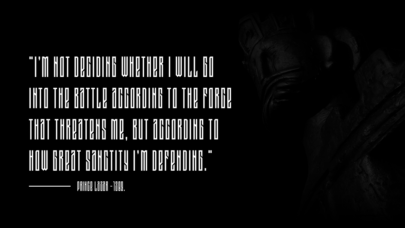 Lazar 1389 Typeface Quote